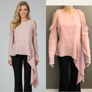 BCBG MAXAZRIA BCBG MAXAZRIA Minimalist Pastel Pink Long Sleeves Blouse. Medium.